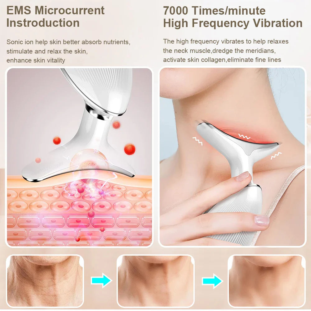 Masażer EMS Lumii™ – lifting skóry, mikroprądy i terapia światłem w 5 minut dziennie